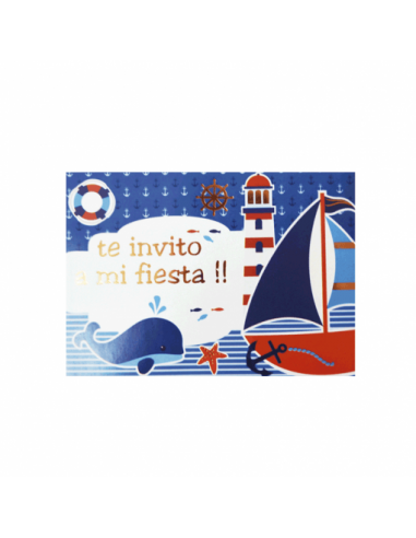 INVITACION x10 MARINERO