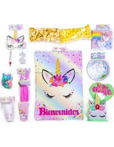 Combo Para Cumpleaños De UNICORNIO, COMBO INFANTIL