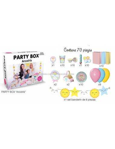 PARTY BOX ARCOIRIS x1