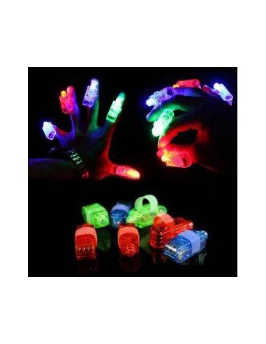 ANILLOS DEDO LASER LED BLISTER x 4 XLR06