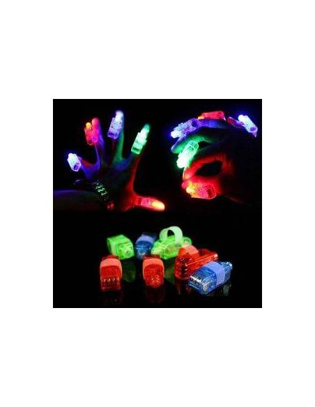 ANILLOS DEDO LASER LED BLISTER x 4 XLR06