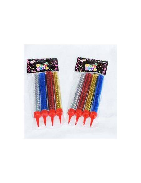 BOLSA HOLOGRAFICAS BENGALA x 4 UNI k2393-4