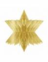 DECORACION ESTRELLA DORADA 20cm GUDO04