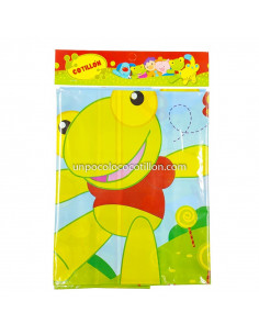 MANTEL PLASTICO SAPO PEPE x1