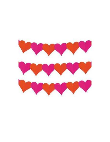 GUIRNALDA CORAZON ROJO 360x18x17 x 1m