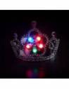 LED CORONA LUMINOSA PLATA CON FLOR XLA02