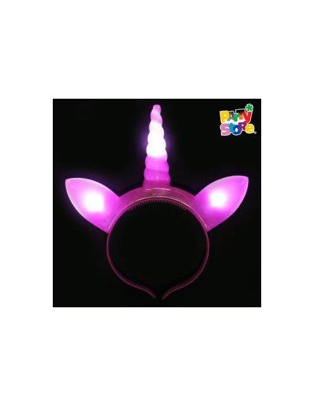 LED VINCHA PLASTICA UNICORNIO MAGICO LUMINOSO XLVI22