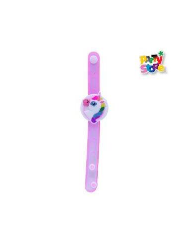 PULSERA UNICORNIO ARCO IRIS LUMINOSO LED XLP11