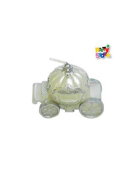 VELA DECO SOUVENIR CARRUAJE ROSA VC06