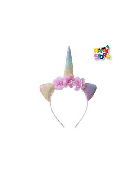 VINCHA UNICORNIO ARCO IRIS AC217