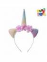 VINCHA UNICORNIO ARCO IRIS AC217