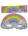 ANTIFAZ UNICORNIO ARCO IRIS x 10
