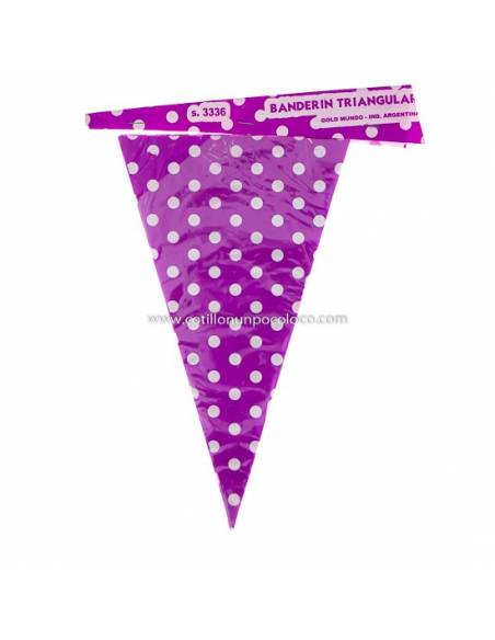 BANDERIN LUNAR ECONOMICO VIOLETA x 1