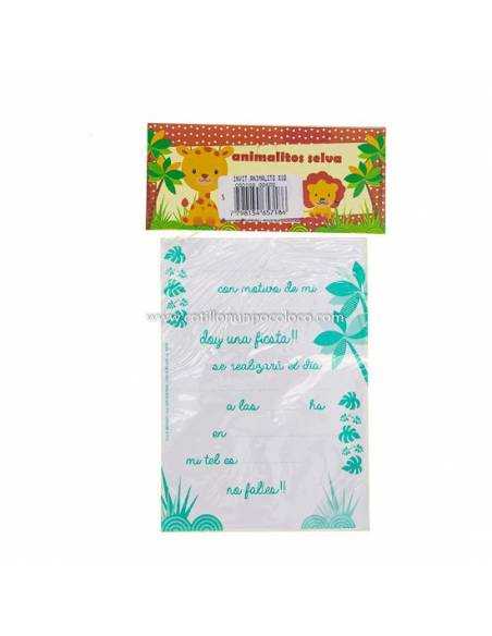 INVITACION SELVA x 10