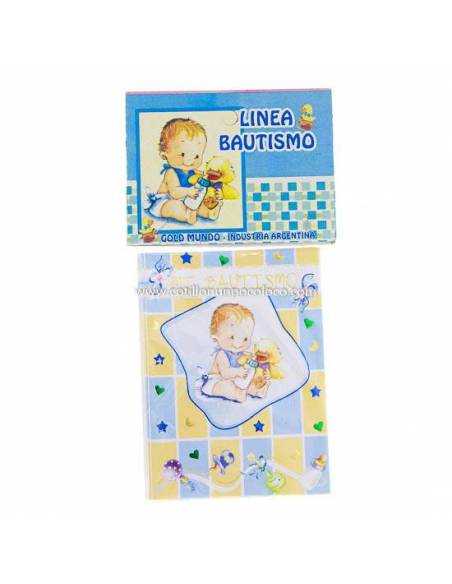 ESTAMPA BAUTISMO RECUERDO PATITO SIMPL X10