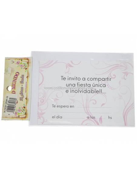 INVITACION TODA OCASION CUPCAKE x 10