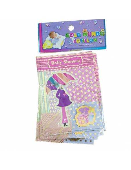 INVITACION x10 BABY SHOWER PARAGUA NENA