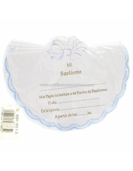 INVITACION x10 BAUTISMO NENE