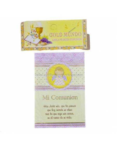 INVITACION x10 COMUNION SIMPLE ANGEL NENA
