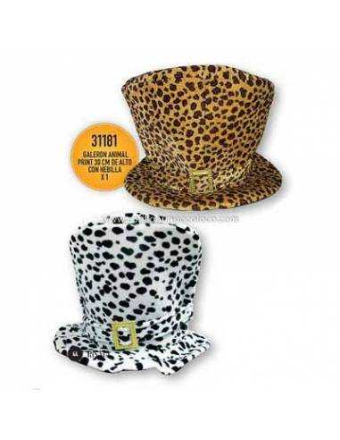 GALERA ANIMAL PRINT 30 cm CON HEBILLA