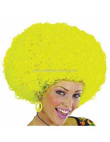 PELUCA AFRO AMARILLA