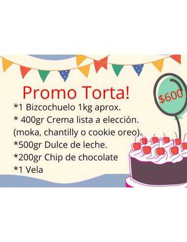 PROMO TORTA! LISTA PARA ARMAR