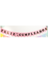 BANDERIN FC ROSA PASTEL CON STAMPA x1