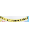BANDERIN FC AMARILLO PASTEL CON STAMPA x1
