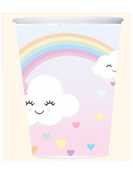 VASO NUBECITA x10
