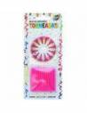 VELAS TORNEADAS MAGENTA CON BASES x24 VT6MA