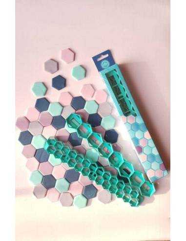 CORTANTE HEXAGONOS GEOMETRICO x2