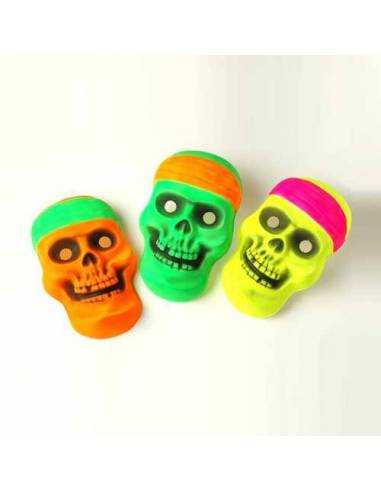 CARETA CALAVERA PIRATA FLUO