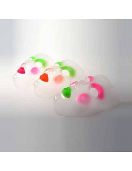 CARETA CRISTAL MUJER FLUO