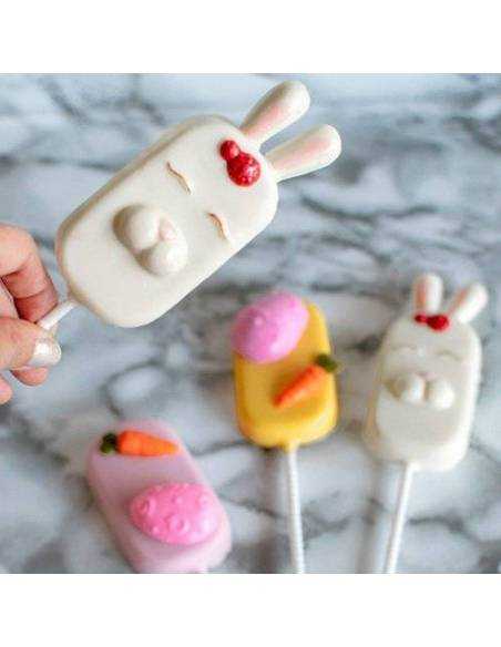 SETS DOBLE 2 PLACAS PALETAS CONEJITO