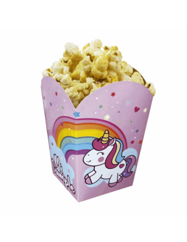 POP CORN UNICORNIO ARCO IRIS x10