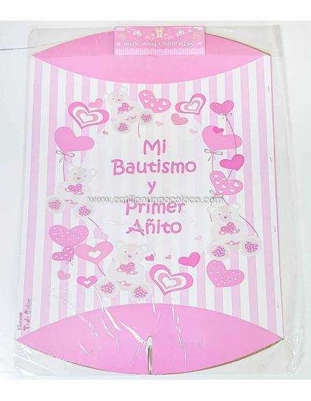 PIÑATA CARTON MI PRIMER AÑITO Y BAUT NENA