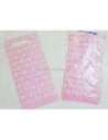BOLSITA LUNARES ROSA C/ BLANCO X10