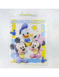 AFICHE FELIZ MICKEY BEBE X1