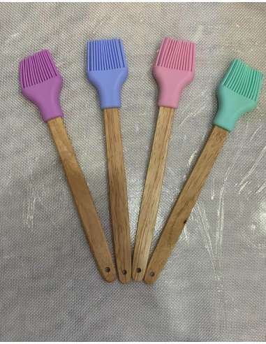 PINCEL SILICONA DE MADERA