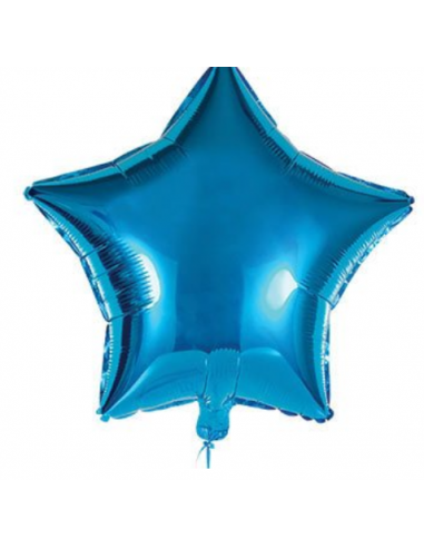 GLOBO 9" ESTRELLA AZUL
