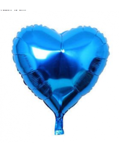 GLOBO 18" CORAZON AZUL