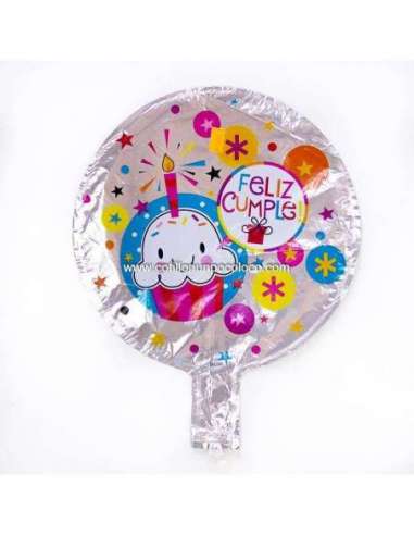 GLOBO 9" CUPCAKE FELIZ CUMPLE