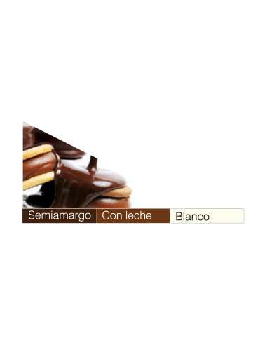 CHOCOLATE BAÑO ALFAJORERO SEMI AMARGO EN STICK