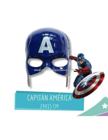 CARETA SUPER HEROES X 1 CAPITAN AMERICA