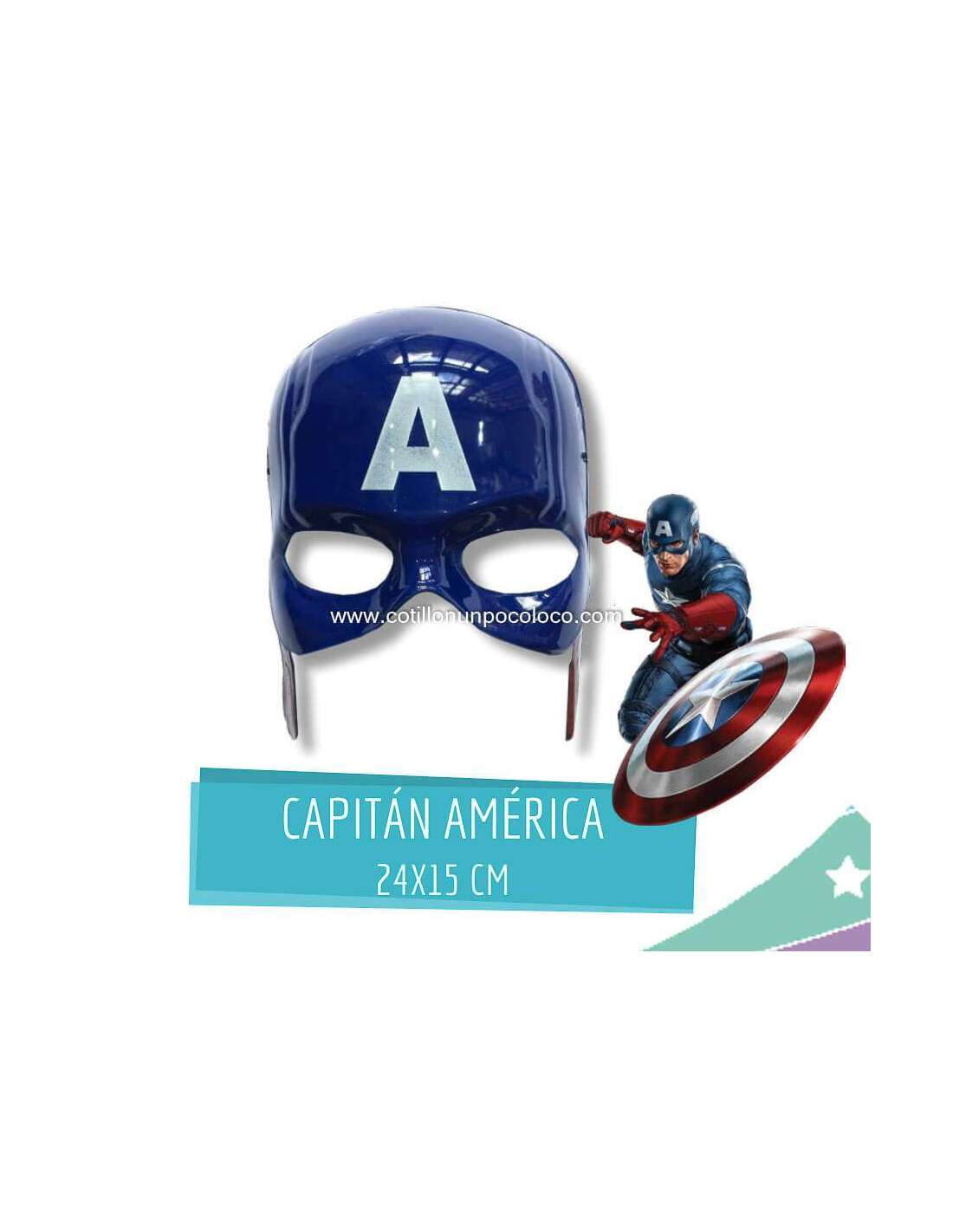 Mascara Capitan America Nino