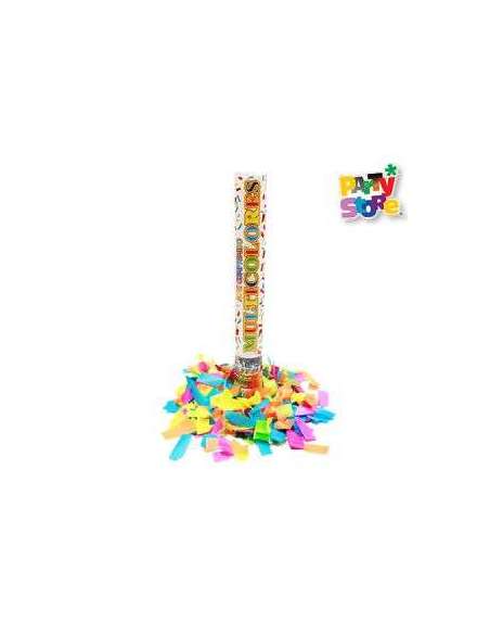 LANZAPAPELES CAÑON 30 CM MULTICOLOR