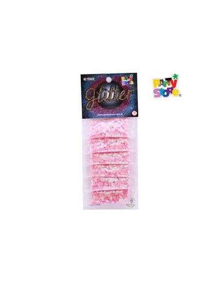 GLITTER PACK x6 CORAZONES