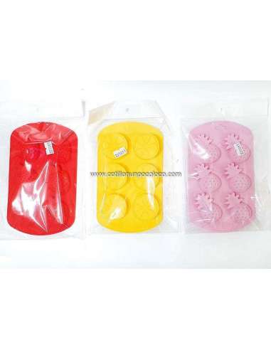 MOLDE SILICONA FRUTAS
