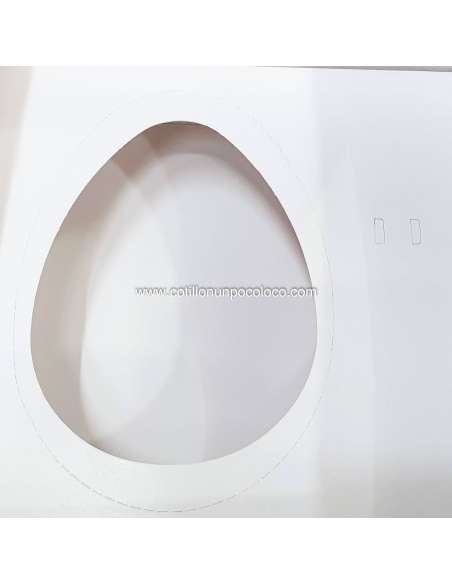 MEDIO HUEVO Nº15/12 BLANCA 18x18x10