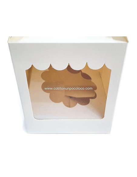 TIENDA 1 CUPCAKE CON VISOR 9,5x9,5x11cm